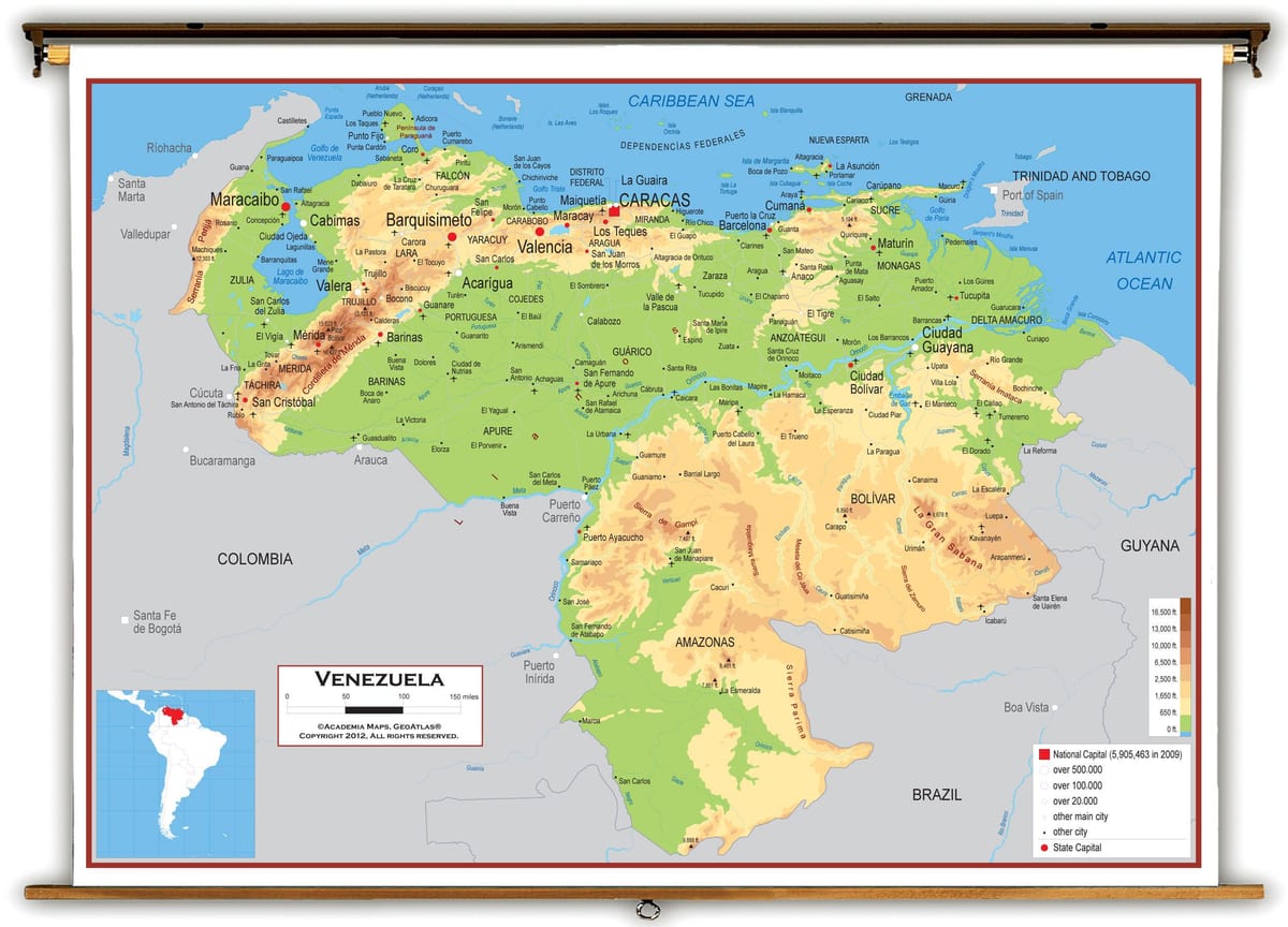 mapa venezuela fasáda