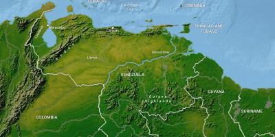 Mapa venezuela geografia