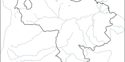 Venezuela prázdne mapu
