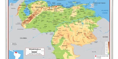Mapa venezuela fasáda